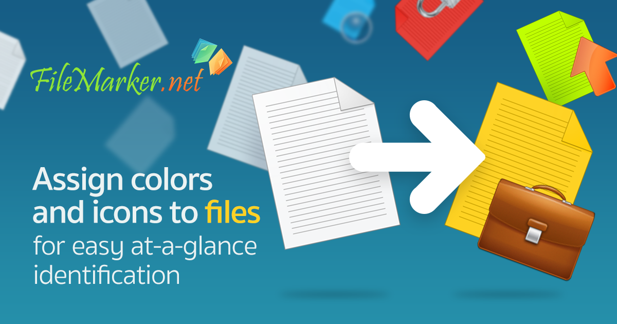 Change file icon with color-coded and image-coded icon on Windows PC ...